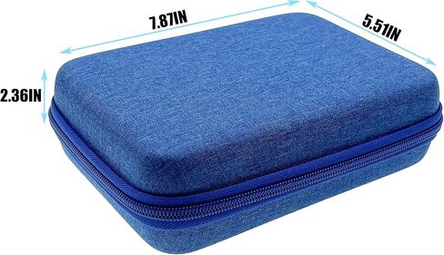 حافظة LeoTube متوافقة مع لعبة ألغاز GiiKER Super Blocks، وحامل تخزين للسفر لألغاز تحفيز الدماغ، وملحقات وحدة التحكم في الألعاب المحمولة التفاعلية (الحافظة فقط) (أزرق) in Kuwait