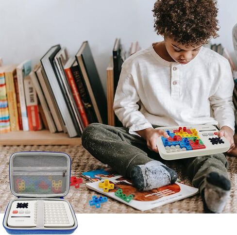 حافظة LeoTube متوافقة مع لعبة ألغاز GiiKER Super Blocks، وحامل تخزين للسفر لألغاز تحفيز الدماغ، وملحقات وحدة التحكم في الألعاب المحمولة التفاعلية (الحافظة فقط) (أزرق) in Kuwait