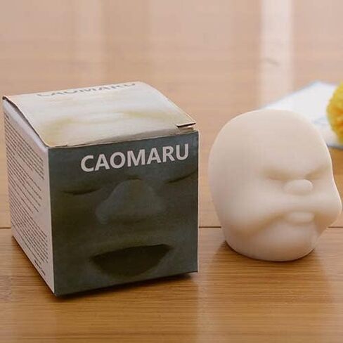 zonzxcv قطعتان من كرات عاطفة الوجه البشري، كرات الإجهاد للبالغين والمراهقين والبالغين، كرة ضغط إسفنجية، أشياء غريبة، ألعاب تخفيف التوتر للبالغين (تعبير عشوائي) in Kuwait