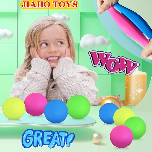 كرات الضغط بألوان قوس قزح (3 عبوات) للأطفال والكبار، ألعاب الضغط على الكرات الإسفنجية مقاس 2.4 بوصة | ألعاب تململ الكرات الحسية الملونة لحفلات الأطفال، وجوائز الفصول الدراسية | كرة العجين لتخفيف التوتر in Kuwait