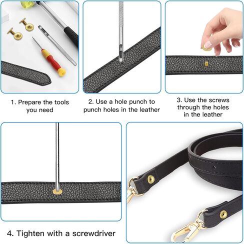 30Pcs Rivet Studs Screw Back Round Head Nailhead Round Buckle Button Cap Cone Stud Screw-Back Spike Metal Cone Studs Rivet for Handbag Belts Bags Dog Collar Accessories Leather Craft DIY(3 Colors) in Kuwait