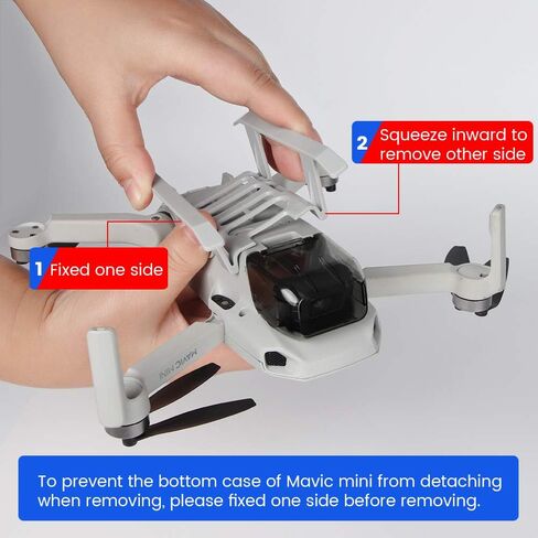Landing Gear Kits for DJI Mavic Mini 2/Mavic Mini Drone Height Extender Long Leg Foot Protector Stand Gimbal Guard Accessory in Saudi Arabia