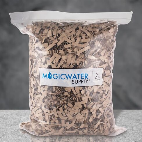 MagicWater Supply - 2 LB - Kraft - Monster Jumbo Crinkle Cut Paper Shred Filler great for Gift Wrapping, Basket Filling, Birthdays, Weddings, Anniversaries, Valentines Day, and other occasions in Saudi Arabia