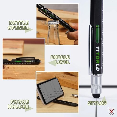 هدايا للرجال والأب، هدايا عيد الميلاد، حشوات تخزين للزوجة البالغة، 10 في 1 مجموعات أقلام متعددة الأدوات، أدوات رائعة، أفكار هدايا تقنية فريدة للزوج والصديق، عامل يدوي يدوي الصنع in Kuwait