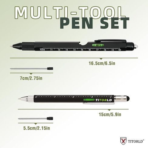 هدايا للرجال والأب، هدايا عيد الميلاد، حشوات تخزين للزوجة البالغة، 10 في 1 مجموعات أقلام متعددة الأدوات، أدوات رائعة، أفكار هدايا تقنية فريدة للزوج والصديق، عامل يدوي يدوي الصنع in Kuwait