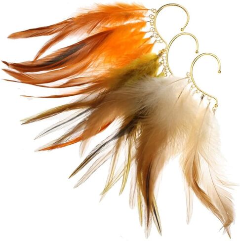 300 قطعة 10 أنماط من الريش الطبيعي المتنوع لصائد الأحلام وصياغة المنزل بنفسك in Kuwait