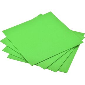 uxcell Green EVA Foam Sheets 10 x 10 Inch 3mm Thickness for Crafts DIY Projects, 4 Pcs
