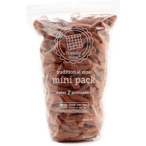 حلقات قطنية صديقة للنول، حلقات بحجم تقليدي مقاس 7 بوصات تصنع 2 حاملات للأكواب، مصنوعات نسجية للأطفال والكبار - سبايس من تصميمات هاريسفيل in Kuwait