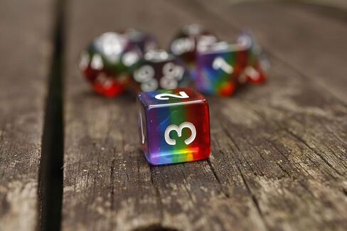 مجموعة نرد DND مجموعة نرد متعدد السطوح RPG تناسب الزنزانات والتنينات (D&D) باثفايندر MTG لعب الأدوار (وردي) in Kuwait