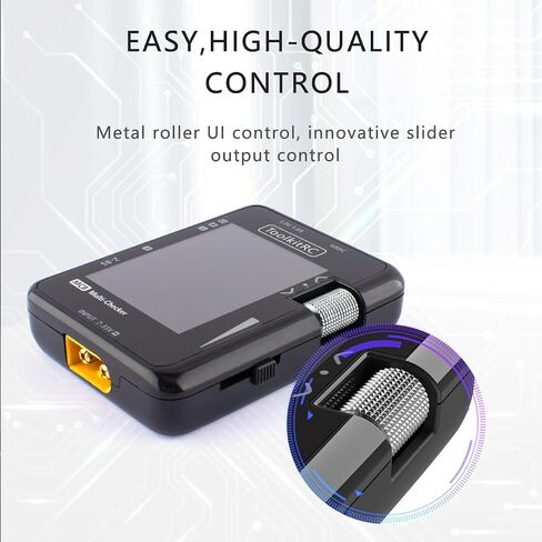 ToolkitRC MC8 Smart Battery Multi-Checker Battery Balancer Charger Mini Size Cell Checker 32 Bit Battery Multi-Checker PWM Output PPM SBUS Readout with USB-C Fast Charging in Saudi Arabia