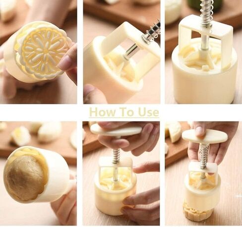 مجموعة قوالب كرات الاستحمام الفوارة مكونة من 16 قطعة تتضمن قطعتين من كرات الاستحمام الفوارة و14 قطعة من الطوابع بأنماط مختلفة لطوابع البسكويت والمعجنات وصانع كعك القمر وكرات الاستحمام الفوارة in Kuwait