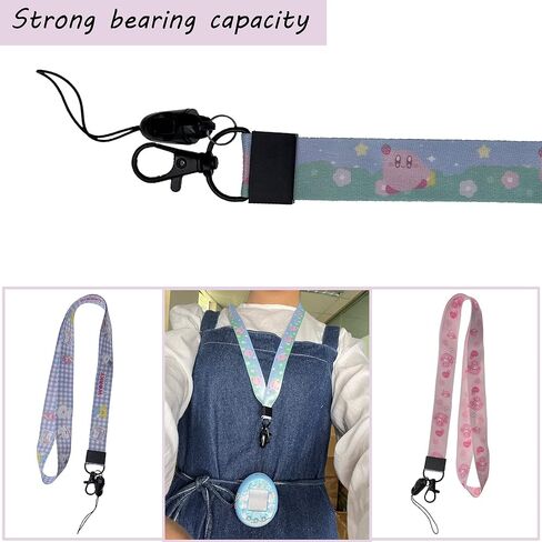 حزام رقبة بحبل من LeoTube للحيوانات الأليفة الإلكترونية Tamagotchi/لـ Tamagotchi Uni (أصفر وأزرق وأخضر) in Kuwait