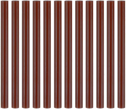 HUIHUIBAO 12 PCS Colored Hot Glue Sticks, Mini Hot Melt Adhesive Glue Stick for DIY Art Craft, 7 x 100mm, Black in Kuwait