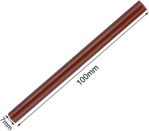 HUIHUIBAO 12 PCS Colored Hot Glue Sticks, Mini Hot Melt Adhesive Glue Stick for DIY Art Craft, 7 x 100mm, Black in Kuwait