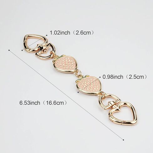 BeautyChen 2 Pcs Bag Strap Extender Purse Strap Extender Chain Replacement Accessory Bag Chain Charms for Women Shoulder Bag Cross-Body Purse Handbag Decoration Supplies (Moon) in Kuwait