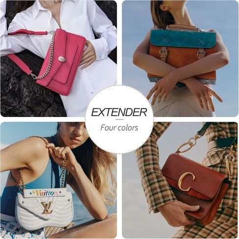 BeautyChen 2 Pcs Bag Strap Extender Purse Strap Extender Chain Replacement Accessory Bag Chain Charms for Women Shoulder Bag Cross-Body Purse Handbag Decoration Supplies (Moon) in Kuwait