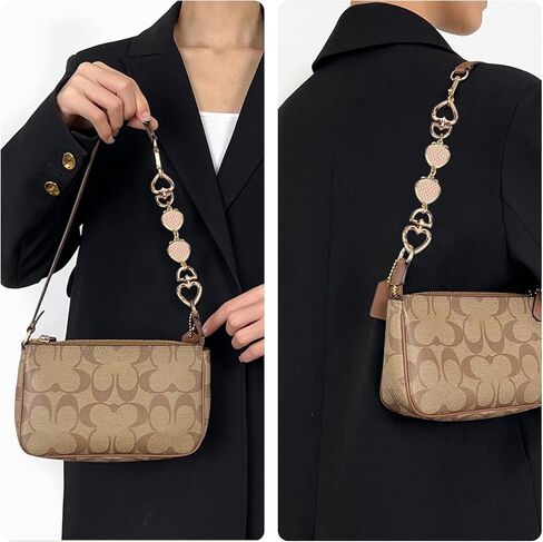 BeautyChen 2 Pcs Bag Strap Extender Purse Strap Extender Chain Replacement Accessory Bag Chain Charms for Women Shoulder Bag Cross-Body Purse Handbag Decoration Supplies (Moon) in Kuwait