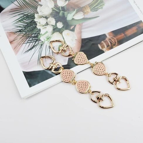 BeautyChen 2 Pcs Bag Strap Extender Purse Strap Extender Chain Replacement Accessory Bag Chain Charms for Women Shoulder Bag Cross-Body Purse Handbag Decoration Supplies (Moon) in Kuwait