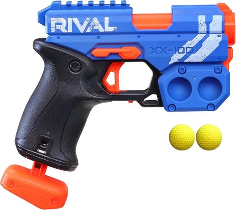 مسدس NERF Rival Knockout XX-100 - تخزين دائري، سرعة 90 إطارًا في الثانية، حمل مقعدي - يتضمن جولتين منافستين رسميتين - أحمر الفريق in Saudi Arabia