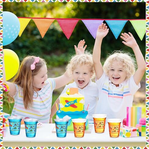 100 Pcs 12 oz Let's Fiesta Plastic Cups Mexican Cups Cinco De Mayo Party Decorations Fiesta Disposable Plastic Cups Mexican Theme Taco Party Birthday Halloween Day of the Dead (Bright Style) in Kuwait