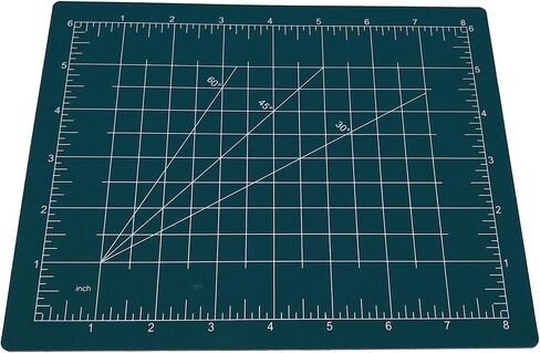 اي مينياتور سليج بساط تقطيع دوار ذاتي الشفاء مقاس 6 × 8 انش - قطعة واحدة من مادة ذاتية الشفاء بالوان اخضر 6 × 8 انش in Kuwait