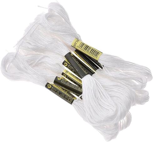 Embroidery Floss Kit-24 Skeins Premium Cross Stitch Thread for Knitting, Embroidery Stitching and Cross Stitch Project (Light Yellow) in Saudi Arabia