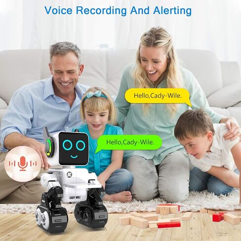Robot Toy for Kids, Remote and App Control Intelligent Programming RC Robot, Music, Dancing, Talk, Play with Kids as a Gift for Gril and Boy(Light White) in Saudi Arabia