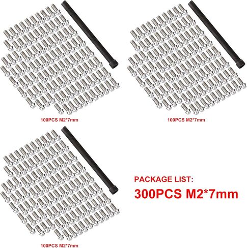 INJORA 300PCS M2 M2.5 M3 Metal Screws Kit Wheel Rims for 1/10 RC Car Crawler TRX4 TRX6 Axial SCX10 90046 AXI03007 in Saudi Arabia