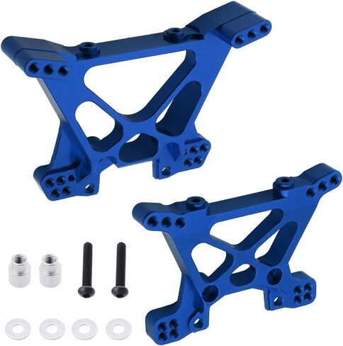 Hobbypark Aluminum Front & Rear Shock Tower Upgrade Parts for 1/10 Traxxas Slash 4x4 Replacement of Part 6838 6839 (2-Pack) (Navy Blue) in Saudi Arabia