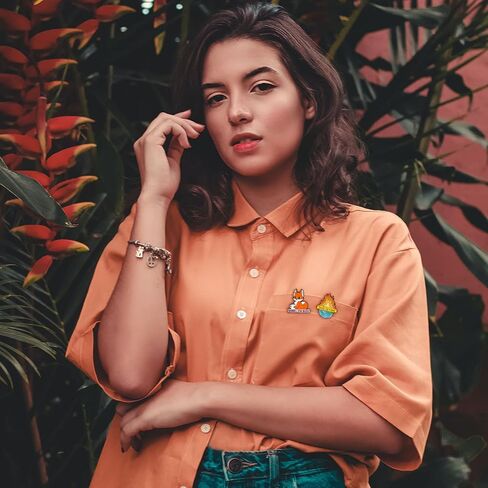 Cute Enamel Pins for Backpacks, Funny Enamel Pins Aesthetic Bulk Set Anime Lapel Badges Brooches Pins for Women, Bag,Clothes,Jackets, Hats, Kids, Girls, Gifts (Random Style) in Kuwait