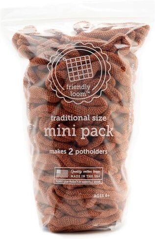 حلقات قطنية صديقة للنول، حلقات بحجم تقليدي مقاس 7 بوصات تصنع 2 حاملات للأكواب، مصنوعات نسجية للأطفال والكبار - سبايس من تصميمات هاريسفيل in Kuwait