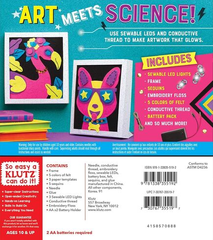Klutz Sew Your Own Light-Up Circuit Art Craft & Science Kit in Saudi Arabia