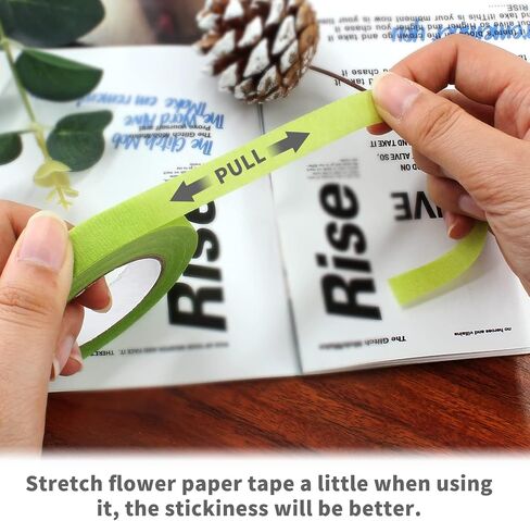 Floral Tape, Grass Green, 1/2 Inch Wide, 4 Rolls in Kuwait