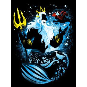 Ksabdfu 5D Diamond Art Kits Ariel Princess Diamond Art for Adults Cross Stitch Kit for Wall Art 12 x 16 Inch in Kuwait