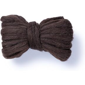 Kondoos Natural Wool roving, 2 OZ. Best Wool for Needle Felting and Wet Felting, handcrafts and DIY Spinning Projects, Wool Felting Supplies. Natural Colours, un-Dyed. (Mocha, 2 oz)