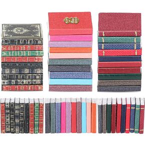 29 قطعة بمقياس 1:12 من كتب بيت الدمى المنمنمة المتنوعة، كتب المنمنمات الخالدة، كتب صغيرة نموذج ملحقات تزيين بيت الدمى، لوازم ألعاب التظاهر للأولاد والبنات (النمط الكلاسيكي) in Kuwait