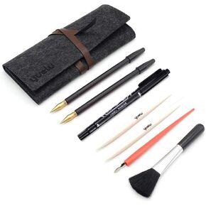 Pobec Scratch Art Tools, 8 PCS Painting Drawing Arts Tools Set, Stylus,Tools Bag, Small Scraper, Clean Brush, Repair Pen in Saudi Arabia