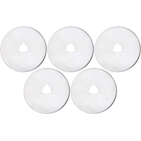 iplusmile Rotary Cutter Blades Leather Cutting Blades, 60mm Cutting Wheel Blades Rotary Cutter Replacement for Quilting Scrapbooking Sewing Arts Crafts 5pcs (Silver) in Saudi Arabia