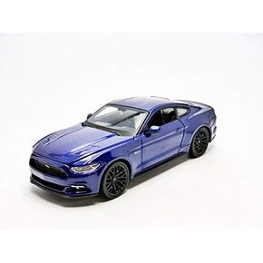 Maisto 2015 Ford Mustang Gt 5.0 1/24 Scale Diecast Model Car Blue in Saudi Arabia