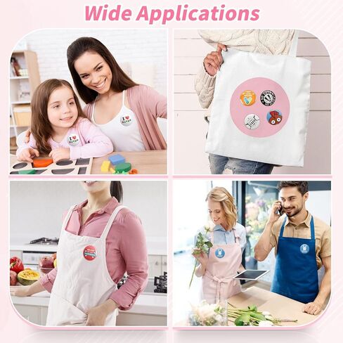 330 قطعة من مستلزمات صناعة الأزرار الفارغة، 1 بوصة أجزاء أزرار شارة دائرية، مجموعة أدوات صنع دبابيس الأزرار المعدنية لآلة صنع الأزرار، صور الصور، مستلزمات الحرف اليدوية، المشروعات المدرسية in Kuwait