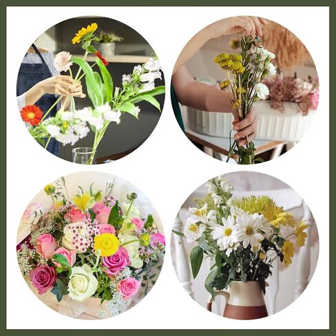 شريط وسلك زهور من فادوب، مجموعة أدوات ترتيب الزهور، شريط زهور أخضر، شريط زهور أخضر 22 مقياس، سلك زهور وقاطع أسلاك لتغليف الزهور، مشغولات يدوية لترتيب الزهور in Kuwait