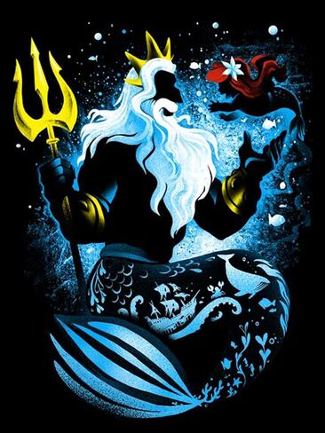 Ksabdfu 5D Diamond Art Kits Ariel Princess Diamond Art for Adults Cross Stitch Kit for Wall Art 12 x 16 Inch in Kuwait