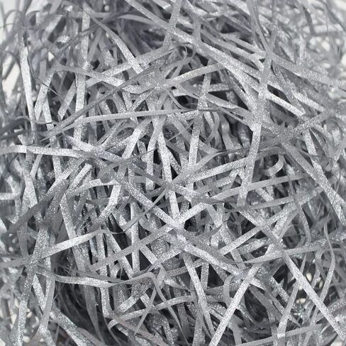 300 جرام من قصاصات ورق الرافية اللامعة المزخرفة، قصاصات مجعدة ممزقة لتغليف الهدايا وحشو السلة (ذهبي) in Kuwait