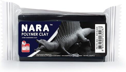 NARA Polymer Baking Clay, 1 Color, 1 Block, 454g (1 lb.) (Egg Shell) in Saudi Arabia