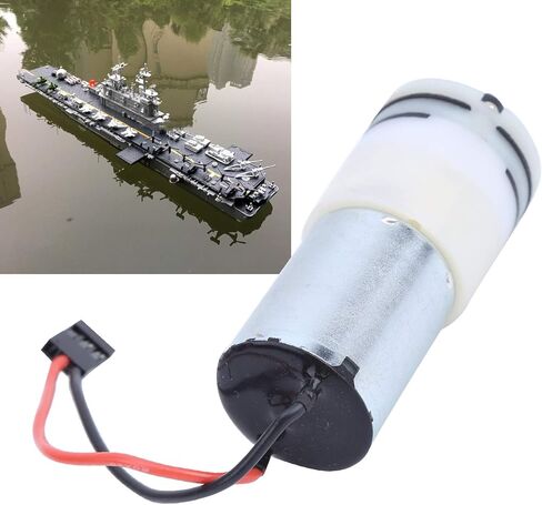 Sluffs 3‑6V 370 Water Cooling Pump,Low Noise Mini Pump with Motor RC Boats Waterproof Low Noise Mini Pump JR Plug Pumps for RC Warships RC Aircraft Carriers RC Boat Lovers RC Boat in Kuwait