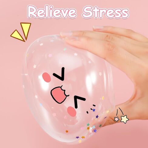 دراجون فلاي دريمز مجموعة فقاعات شريط نانو، عبوة من 2 بالون فقاعات بلاستيكي سحري بشريط نانو، مجموعة الحرف اليدوية ذاتية الصنع، هدايا الحفلات ولعبة فيدجيت للاطفال والبنات والاولاد والبالغين in Kuwait