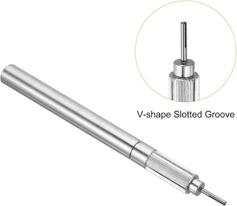PATIKIL Paper Quilling Tool, Metal Slotted Needle Pen Curling Rolling for Strips DIY Art Crafts, Silver in Saudi Arabia