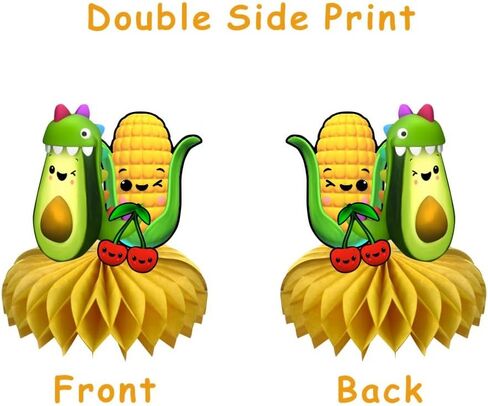 6Pcs Hey Bear Sensory Fruit Table Centerpiece Party Supplies, Birthday Party Desktop for Hey Bear Sensory Fruit 1st Birthday Decorations in Kuwait