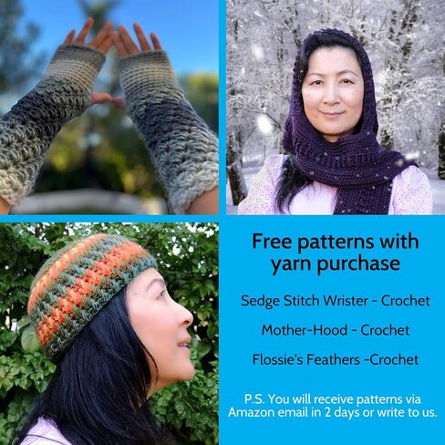 Wool Wonders متوسط ​​الوزن الثقيل/الصوف الأران #4 غزل متنوع فائق النعومة للحياكة والكروشيه، 30% صوف أسترالي و70% أكريليك، 4 شلات، 400 جم/640 ياردة (أوراق الخريف) in Kuwait