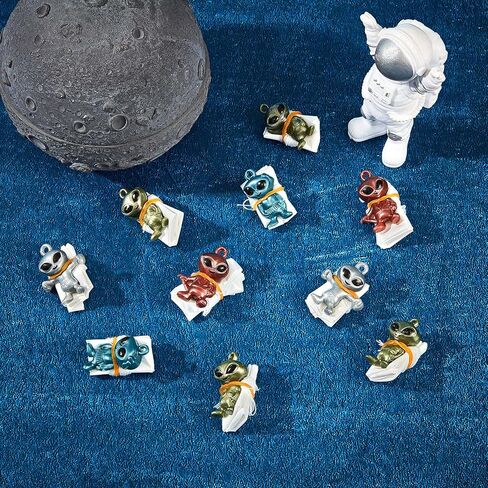 Deekin 36 Pieces Alien Parachute Toy Throwing Toy Parachute Bulk Outdoor Hand Throw Flying Toys for Outside Stocking Stuffers Games Play Gifts, No Battery Nor Assembly Required in Saudi Arabia